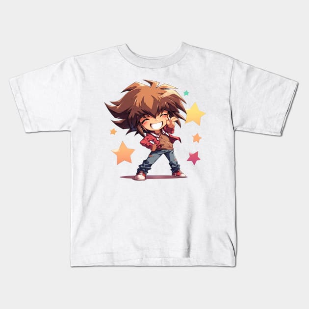 jaden yugi Kids T-Shirt by Stephanie Francoeur Art